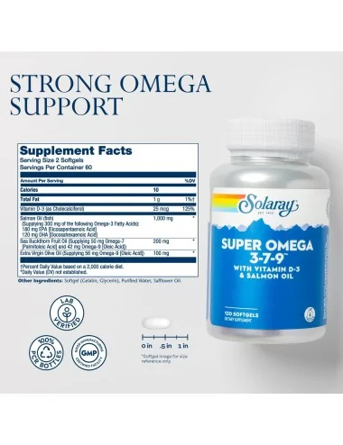 Solaray Super Omega 3-7-9,...