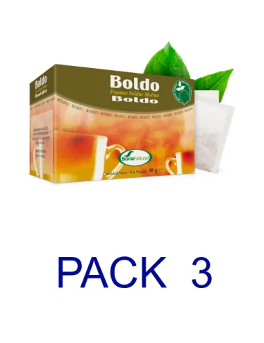 Pack 3 Soria Natural Boldo...