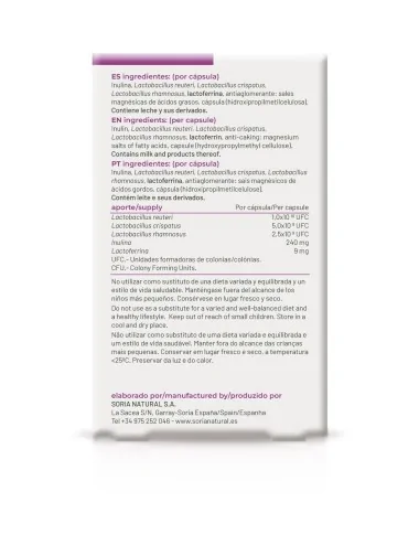 Soria Natural Probicand 20 cap