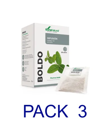 Pack 3 Soria Natural Boldo...