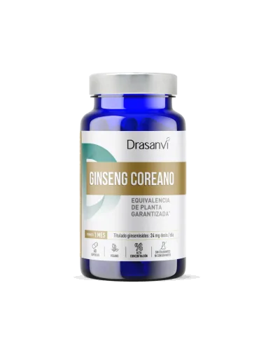 GINSENG COREANO 60 CAPSULAS...